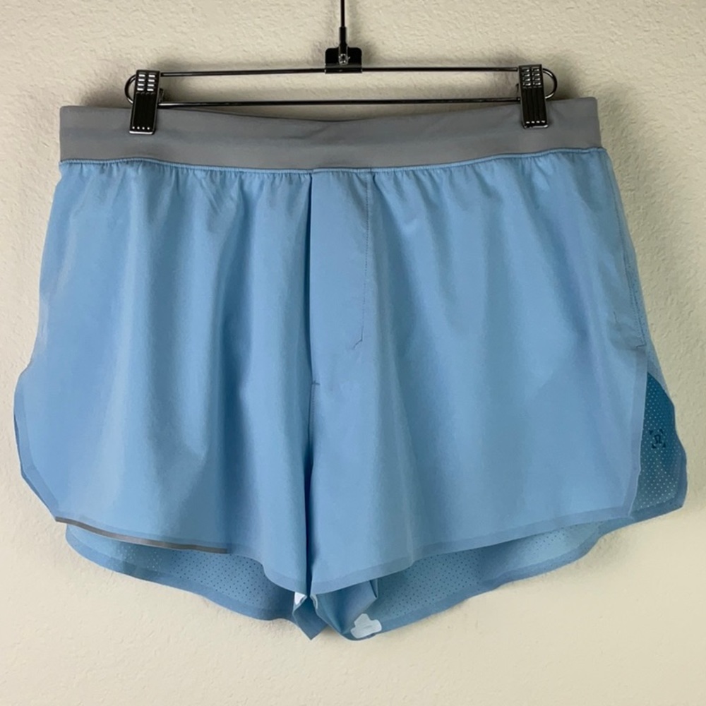 Lululemon Fast and Free Short 3” Summit Blue Sz L